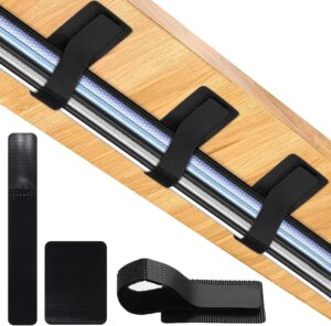 Hide Cables Along Desk Legs