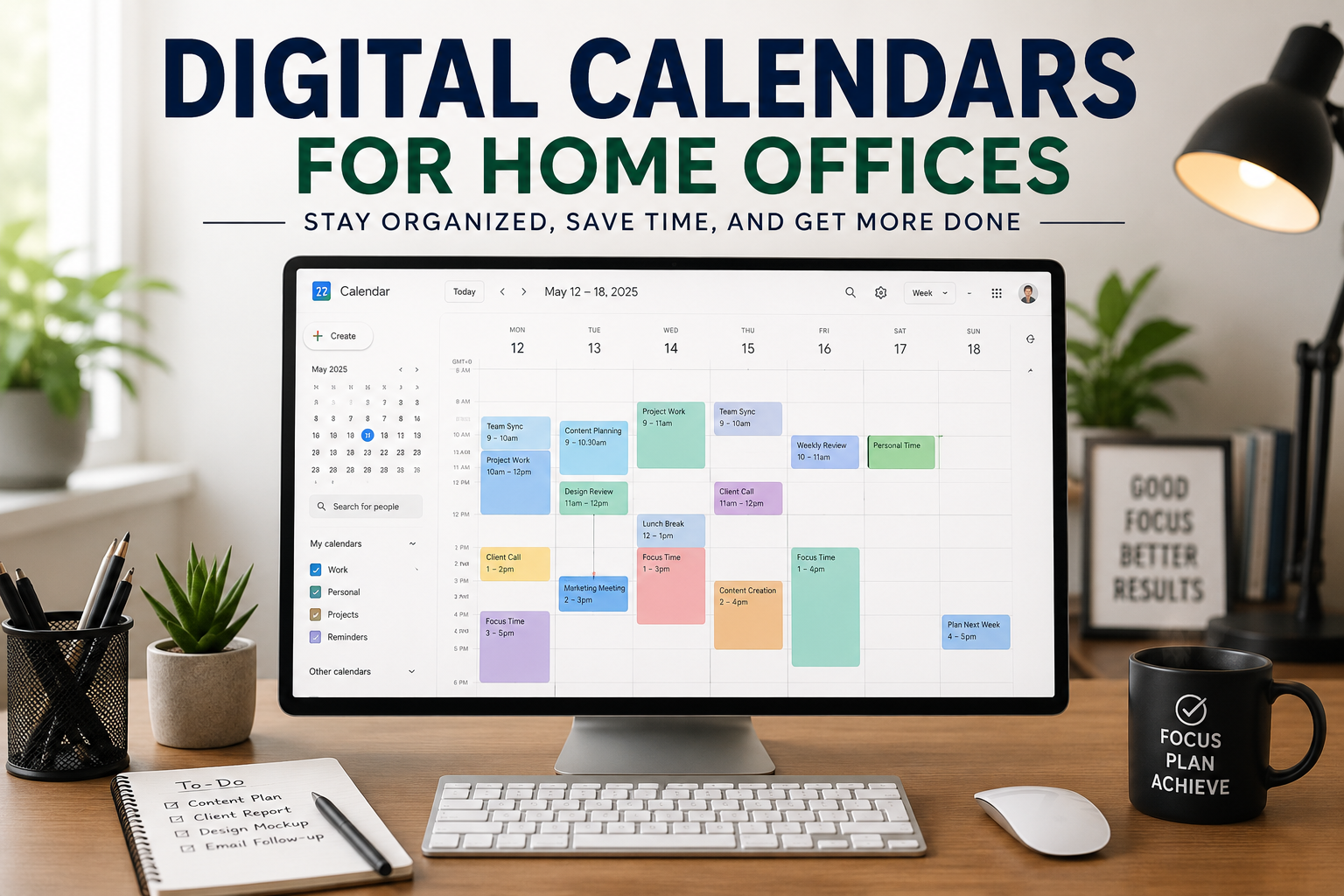 Digital Calendars for Home Offices
