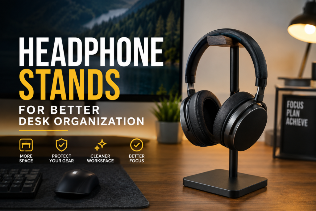 Headphone Stands for Better Desk Organization