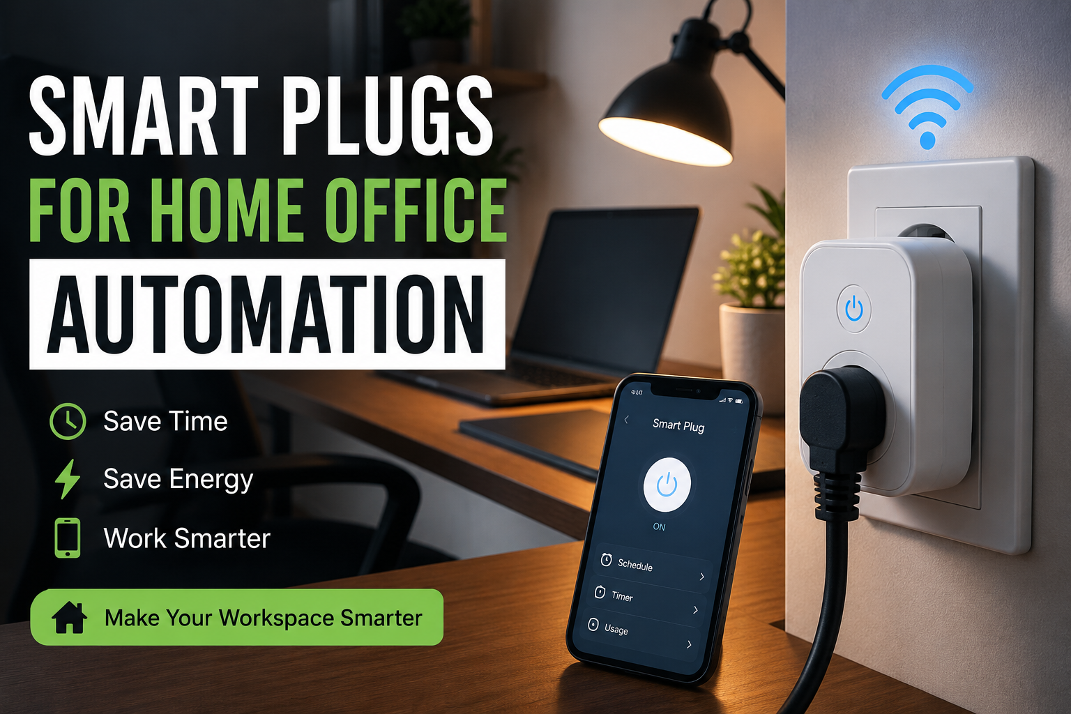 Smart Plugs for Home Office Automation