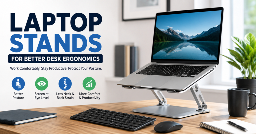 Laptop Stands for Better Desk Ergonomics