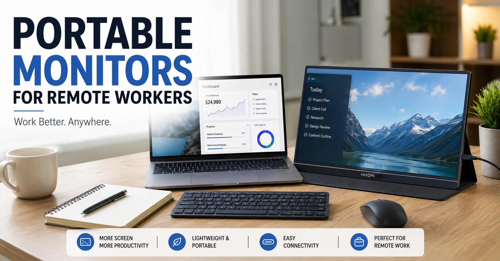 Portable Monitors for Remote Workers