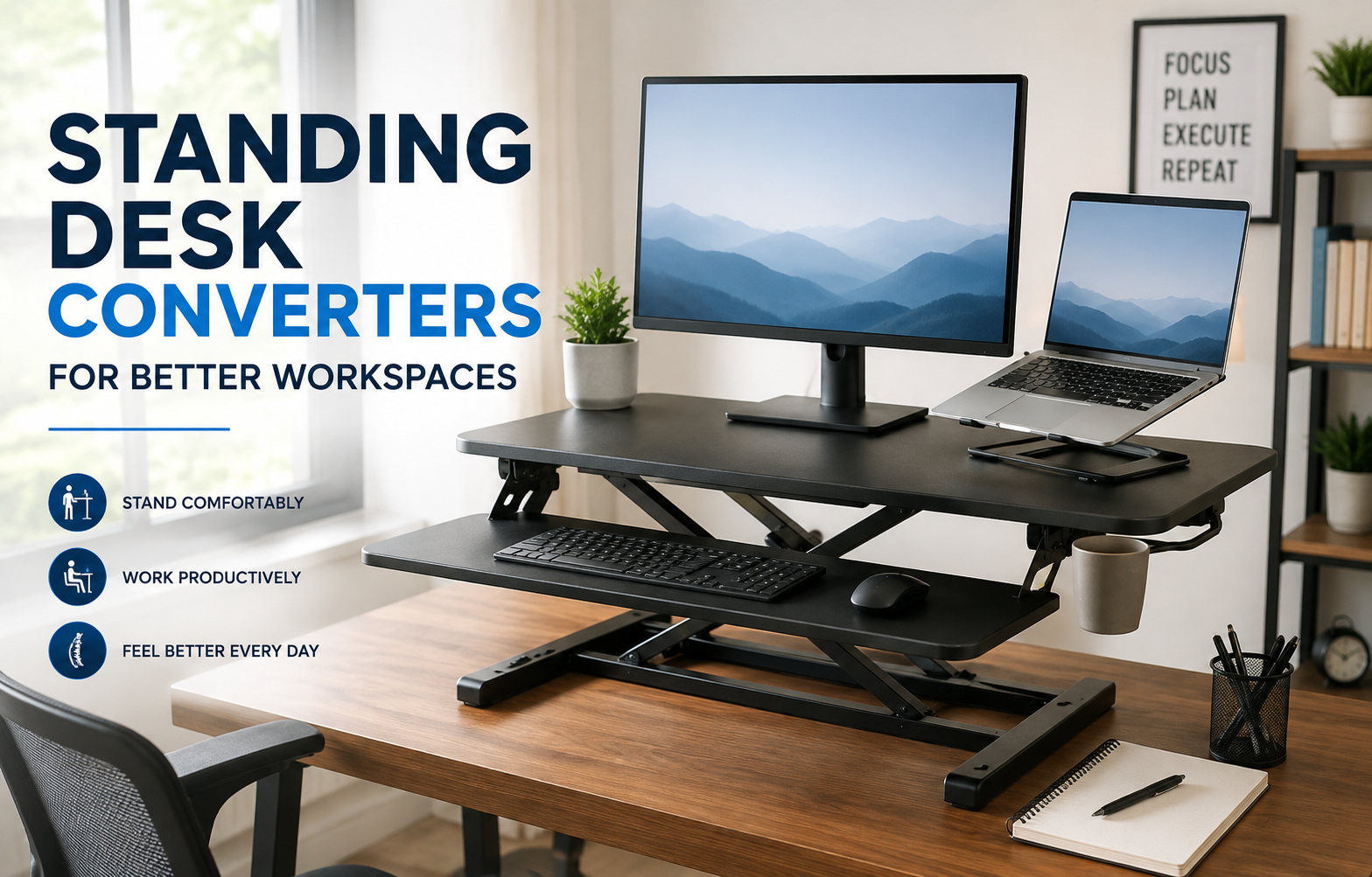 Standing Desk Converters for Better Workspaces