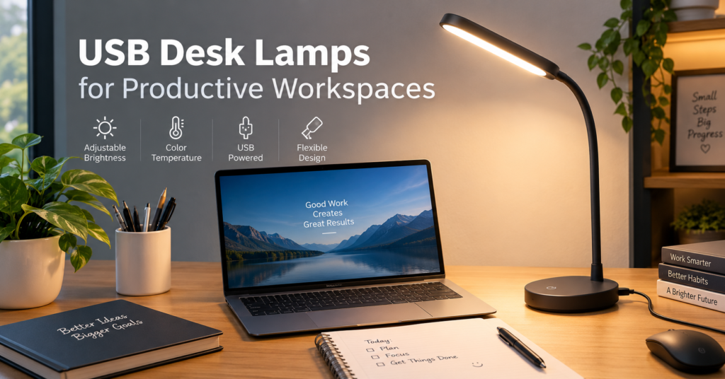 USB Desk Lamps for Productive Workspaces