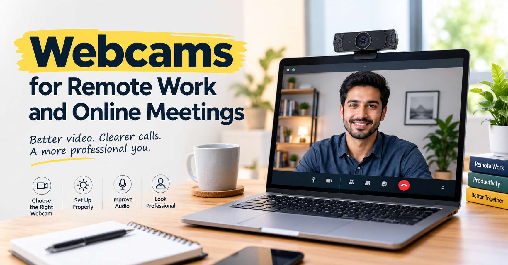 Webcams for Remote Work and Online Meetings